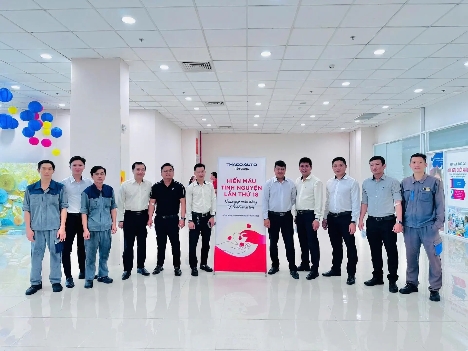 Cán Bộ Nhân Viên THACO AUTO Tiền Giang Tích Cực Tham Gia Hiến Máu Tình Nguyện Lần Thứ 18