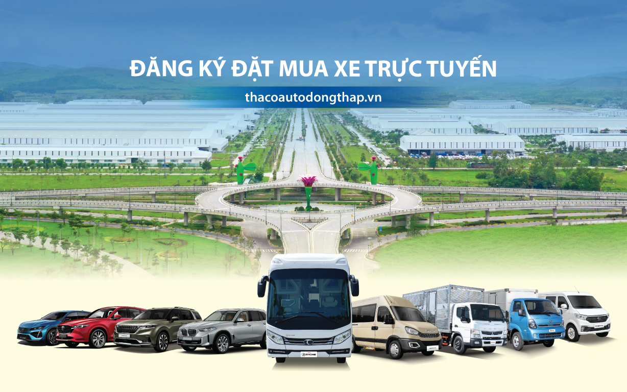 Đẩy mạnh công nghệ số, THACO AUTO ĐỒNG THÁP triển khai tính năng đặt mua xe trực tuyến