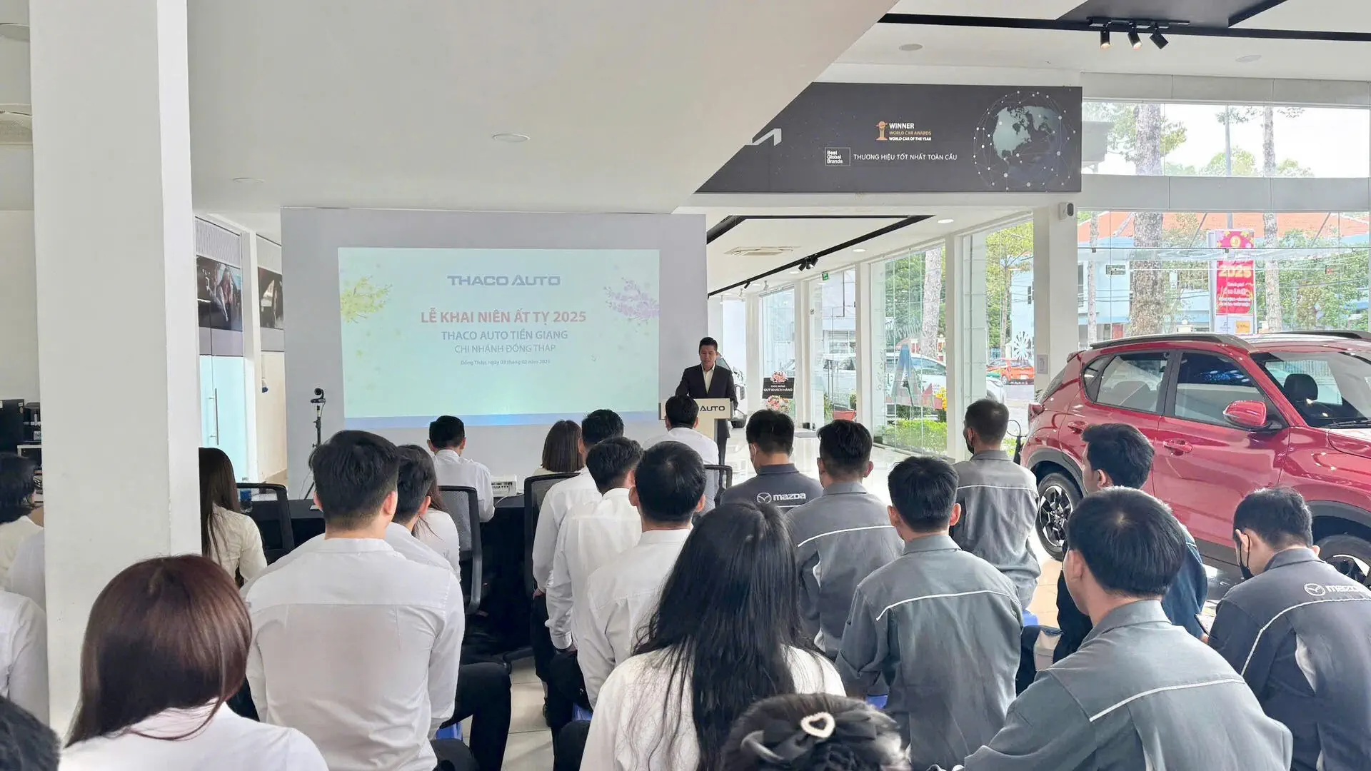 THACO AUTO Đồng Tháp tổ chức chương trình Lễ Khai niên Ất Tỵ 2025